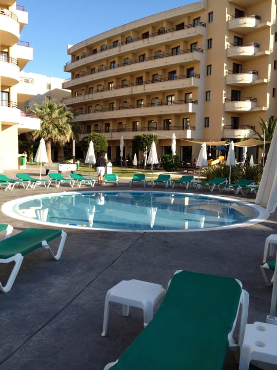 Kinderpool und Terrasse Restaurant allsun App.-Hotel Orient Beach