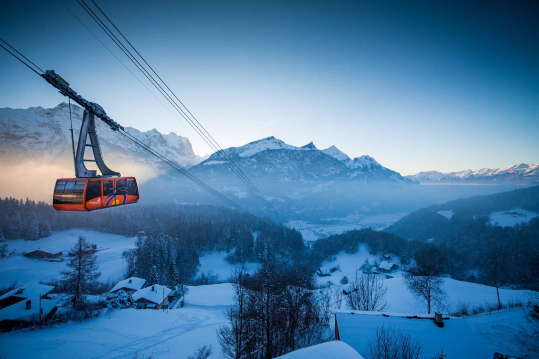 Grandiose Aussicht im Berner Oberland Das Hotel Panorama