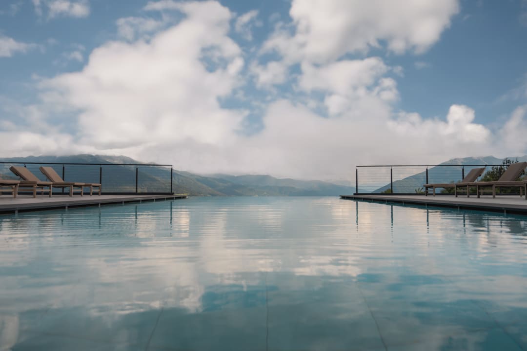 Pool Panorama Hotel Huberhof