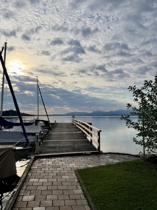 Ausblick Yachthotel Chiemsee