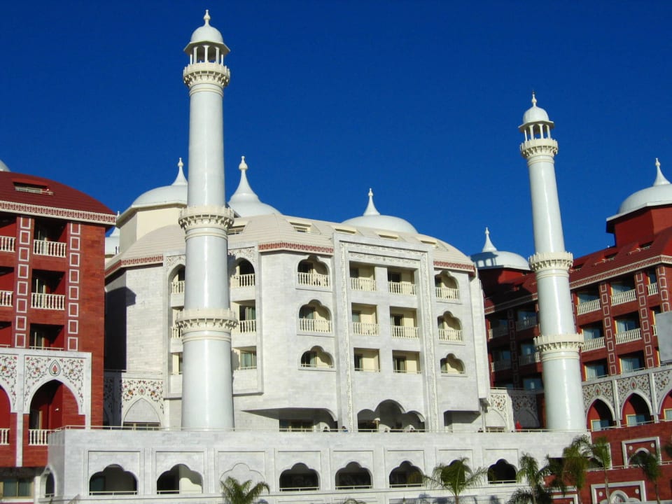 Wie auf einer Postkarte. Royal Taj Mahal Hotel