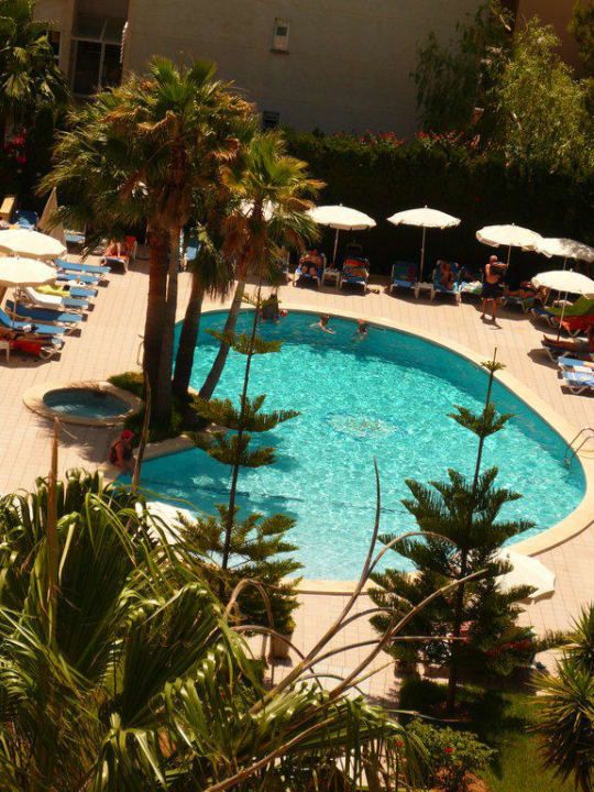 Unser Blick vom Balkon Hotel Metropolitan Playa