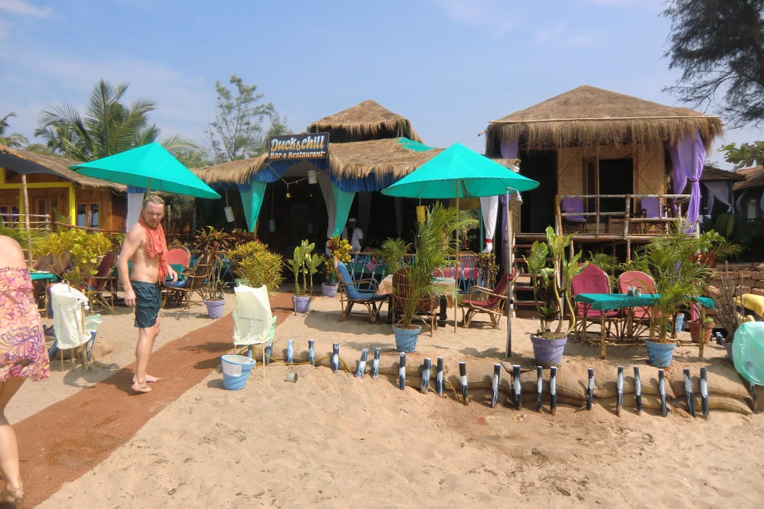 Restaurant und Hütte DucknChill Agonda Beach Huts