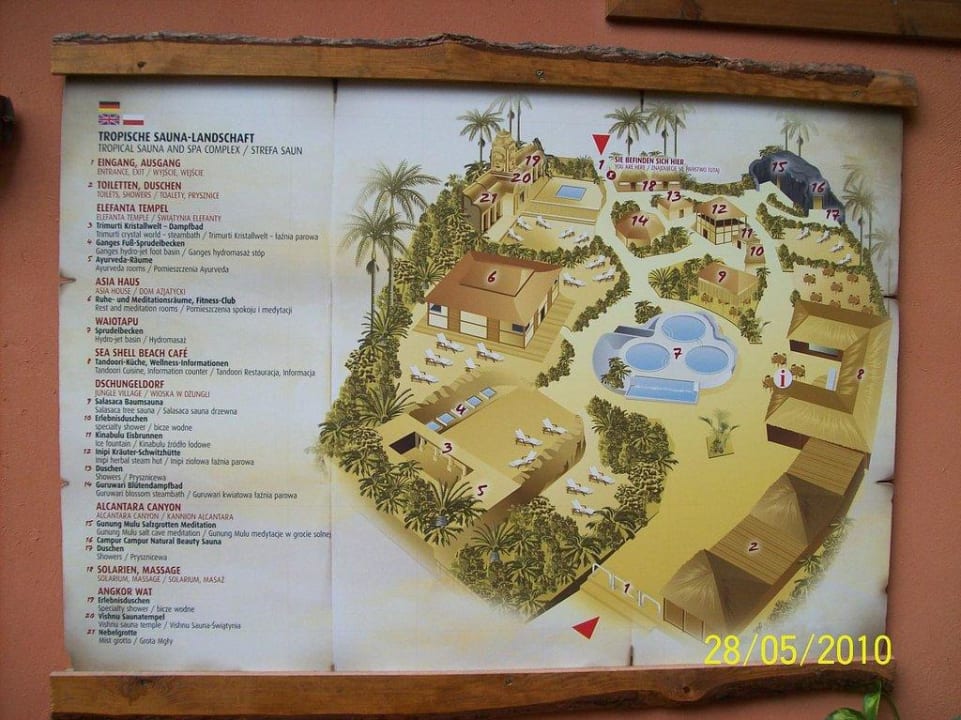 Saunalandschaft Tropical Islands Resort