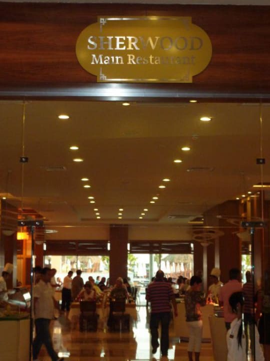Eingang Restaurant Sherwood Blue Belek