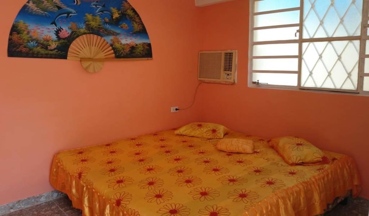 Schlafzimmer Apartment Souterrain Ferienhaus Villa MariEnzo