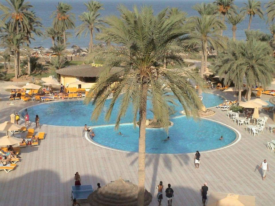 Blick vom Balkon Hotel Eden Star