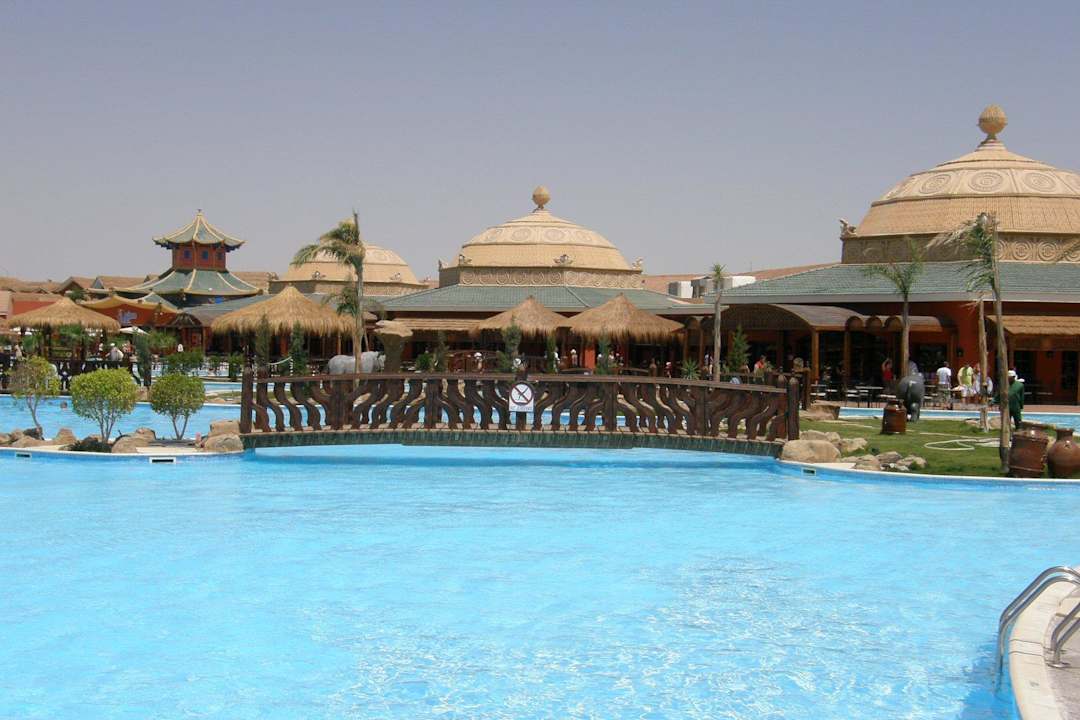 Widok na basen Pickalbatros Jungle Aqua Park Resort - Neverland Hurghada