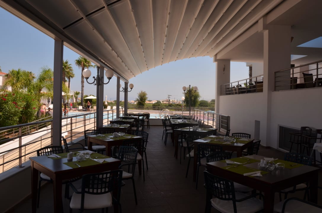 Außenbereich Hauptrestaurant Atlantica Marmari Palace