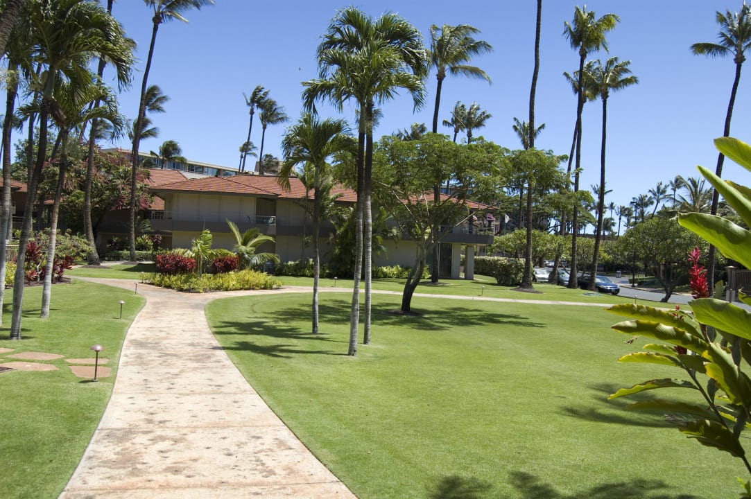 Der Garten und der Weg zum Strand Aston Maui Kaanapali Villas