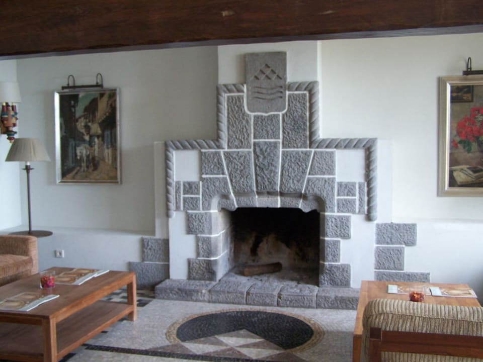 Kamin im Salon Chimeneas Hotel Parador de Cruz de Tejeda