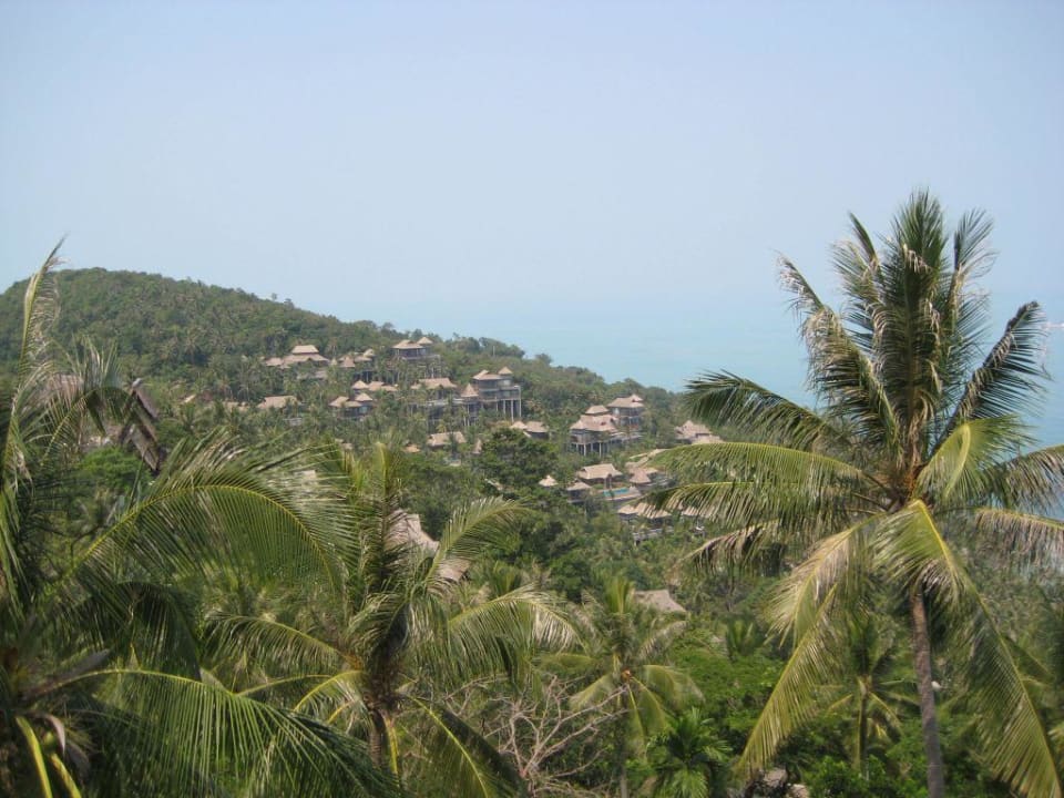 Ausblick bei Ankunft Four Seasons Resort Koh Samui
