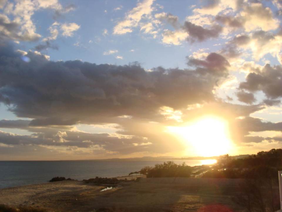 Vor der Terrasse The Orangers Beach Resort and Bungalows