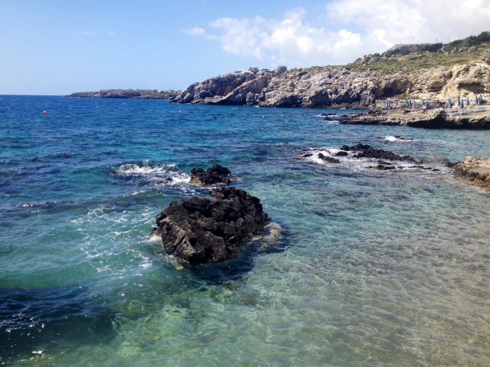 Am Strand... Hotel Kalithea Horizon Royal