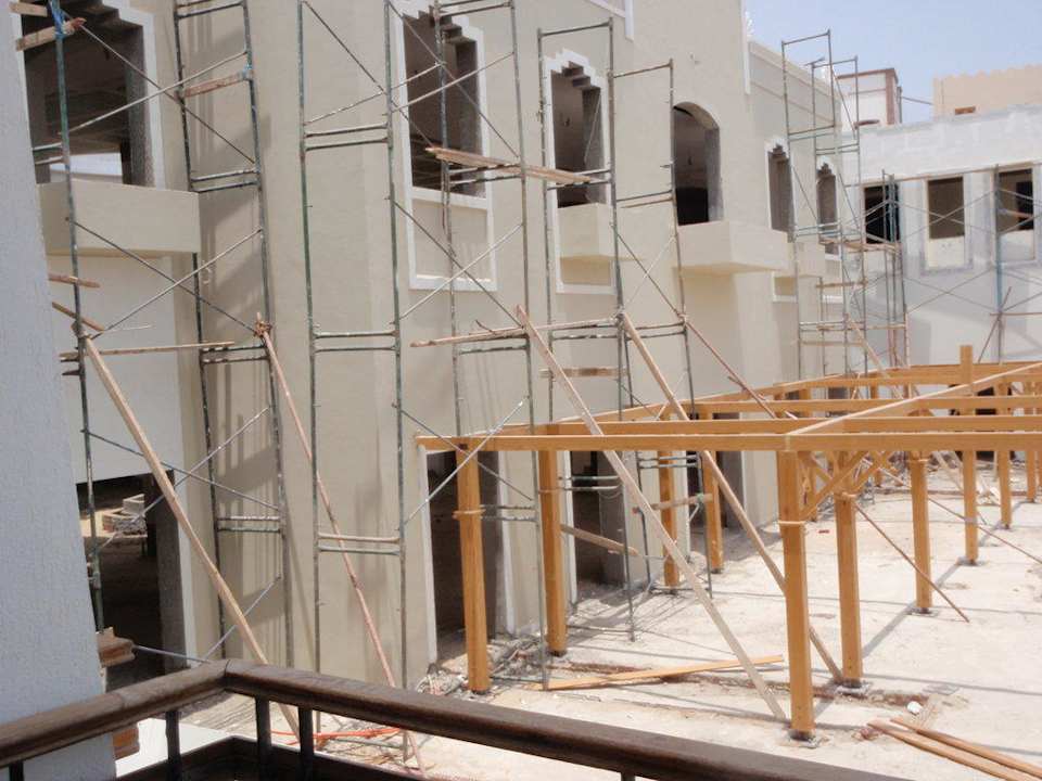 Blick aus unserem Zimmer The Grand Hotel Hurghada