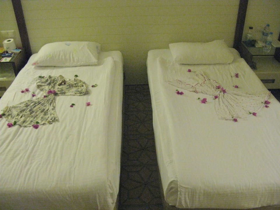 Schön gemachte Betten Megasaray Club Belek