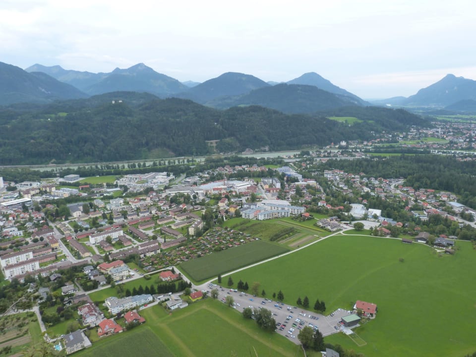 Vue de Kufstein à quelque pas de l'hôtel  Berghotel Hinterduxerhof