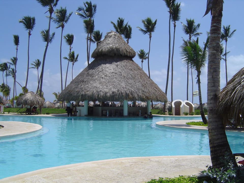 Die Poolbar, man konnte im Pool an der Bar sitzen Secrets Royal Beach Punta Cana - Adults only