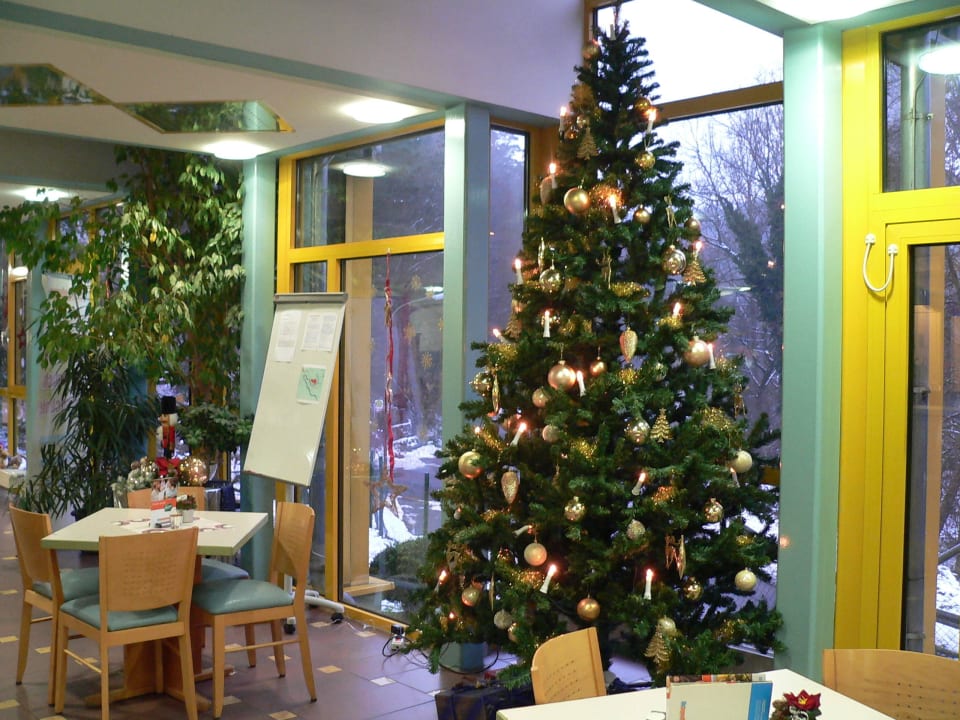Weihnachtsdekoration Jugendherberge An Der Saarschleife