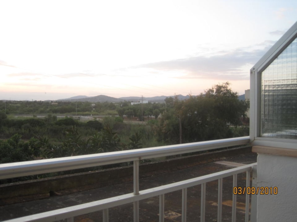 Ausblick von unserem Balkon Hotel Playa Moreia