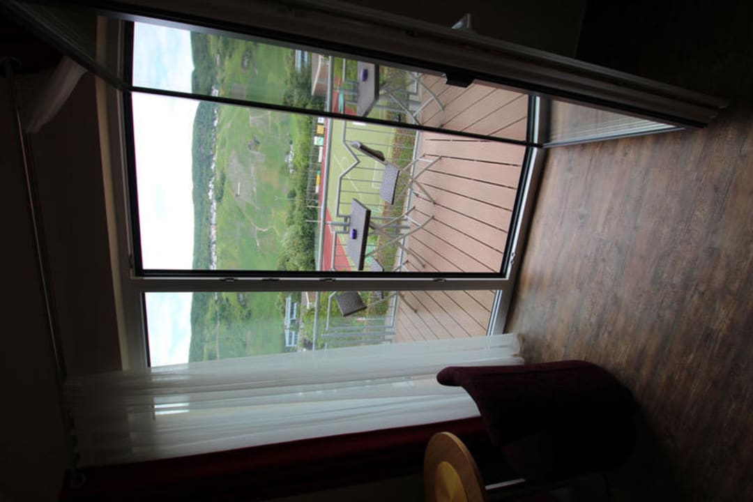 Blick auf den Balkon Christiana's Wein&ArtHotel