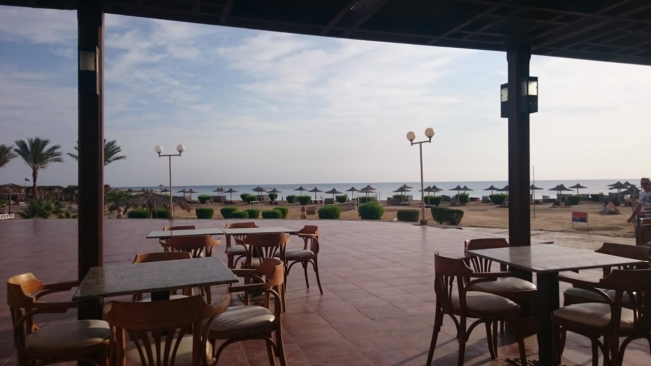 Mein Lieblings-Frühstücksplatz Shams Alam Beach Resort