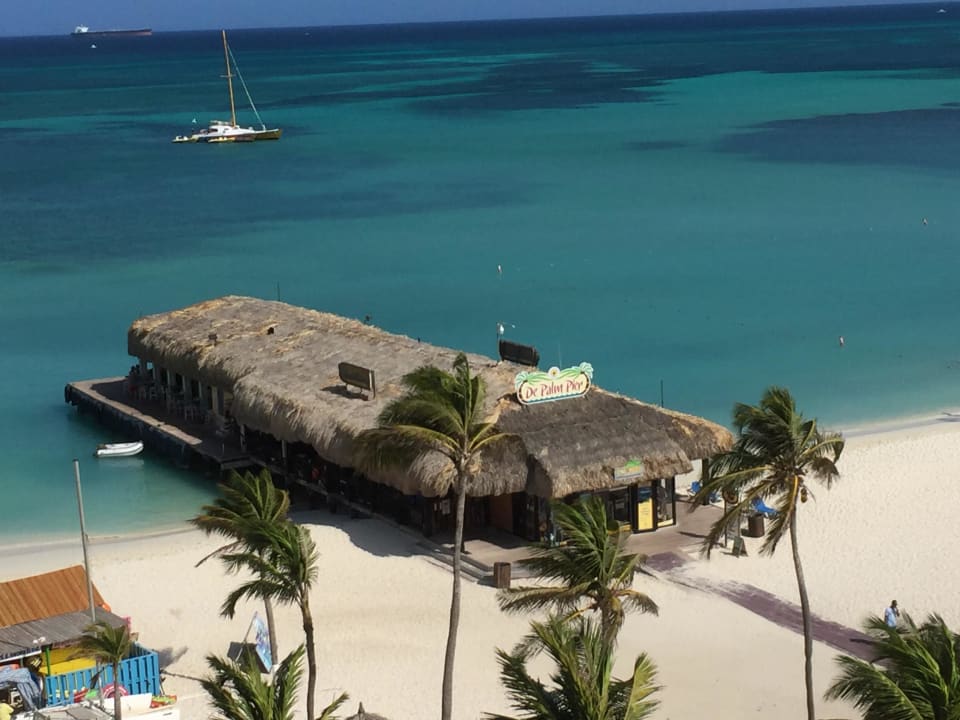 Ein Blick aus unserem Fenster Hotel Riu Palace Aruba
