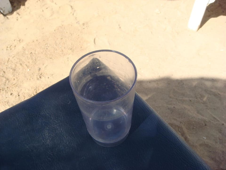 So sahen die Becher dort aus! Arabia Azur Resort