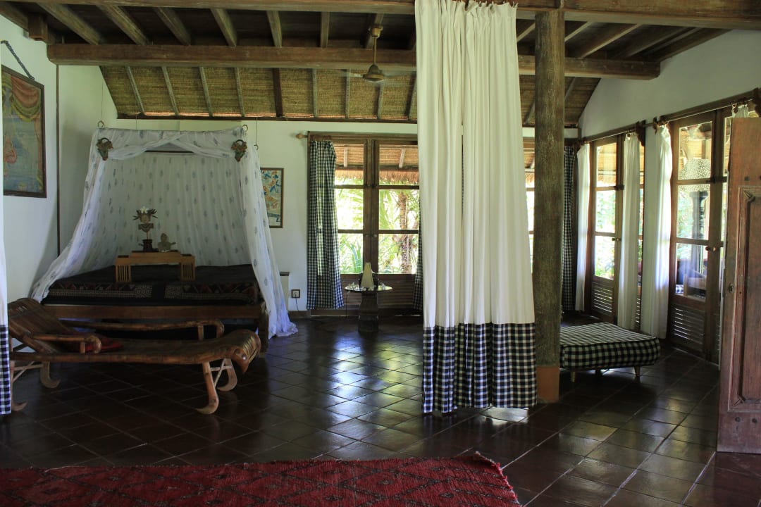 Villa Santai - Wohnzimmer Puri Ganesha Villas