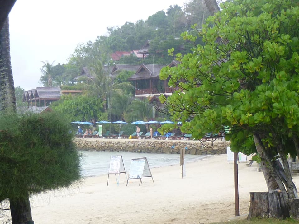 Blick von der Terrasse bei Regen Long Bay Resort Koh Phangan