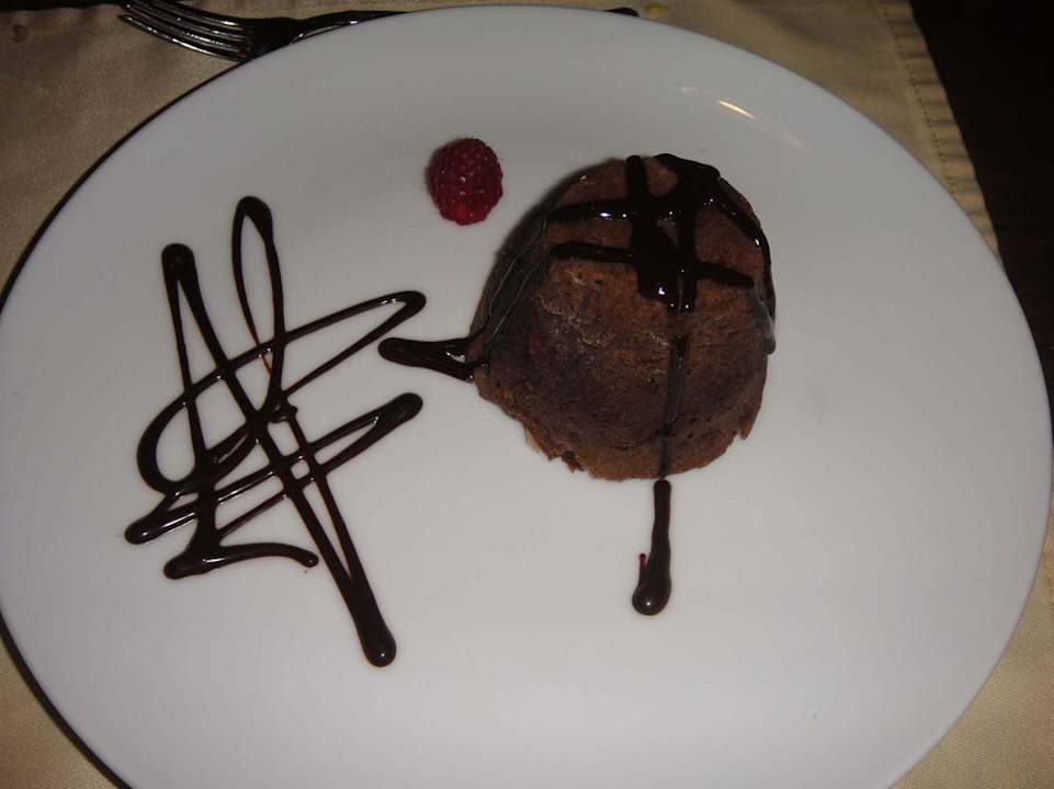 Chocolat Souffle bei Ribbs & More Grand Palladium Kantenah Resort & Spa
