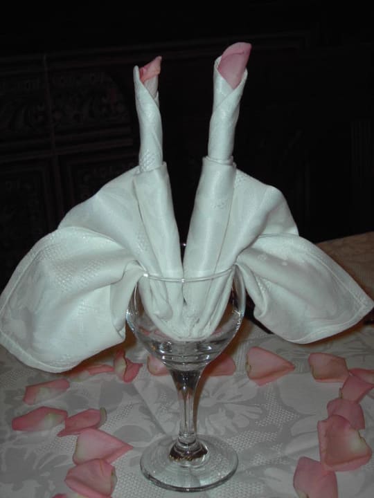 Tischdekoration Hotel Riu Tequila