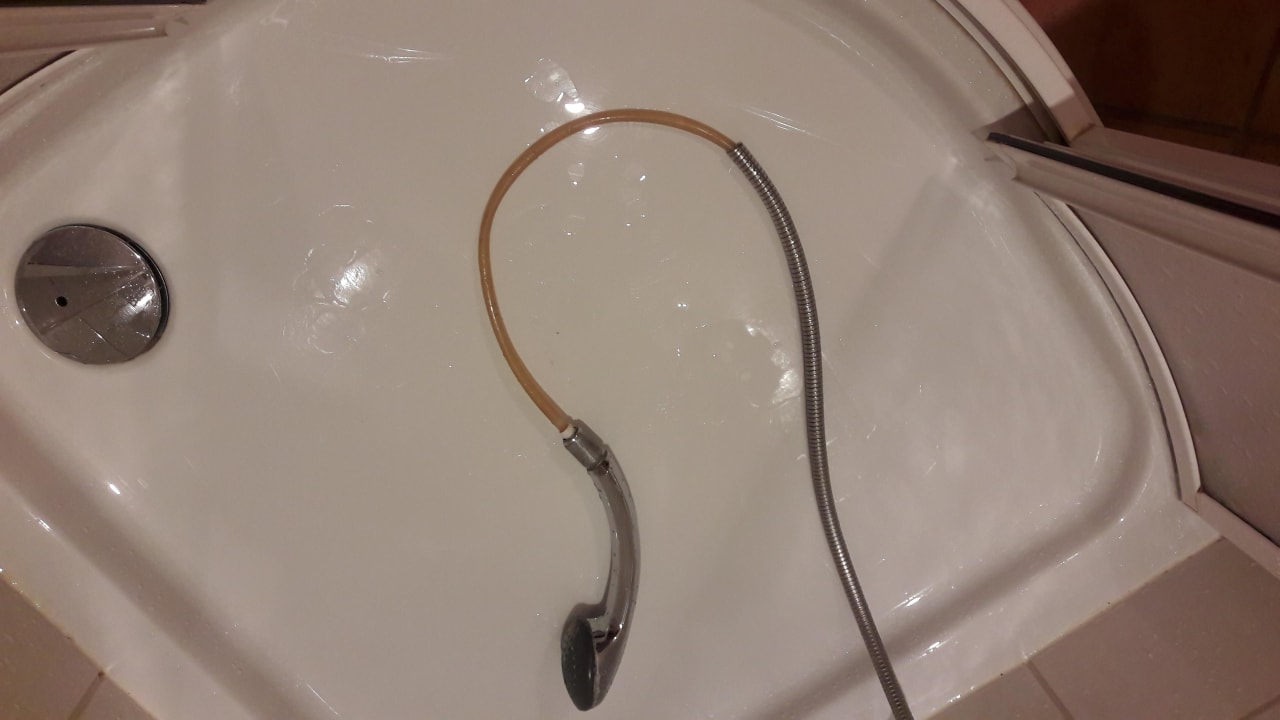 Duschschlauch defekt Hotel Traunerhof