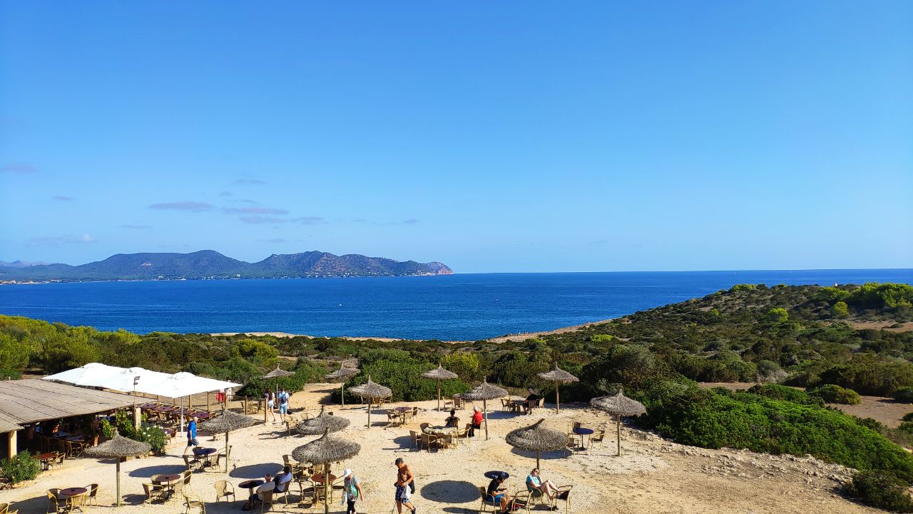 Ausblick Hipotels Bahía Cala Millor
