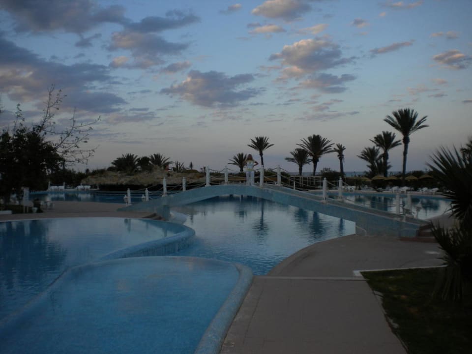 Große Poolanlage Mahdia Beach & Aquapark