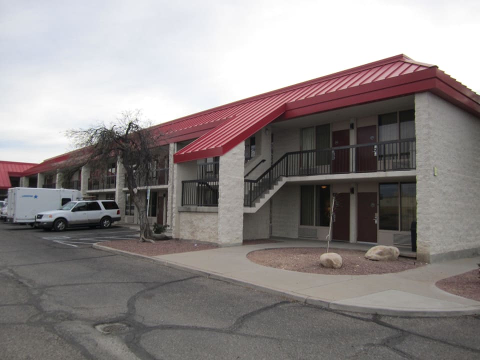 Blick auf das Motel Hotel Red Roof Tucson South