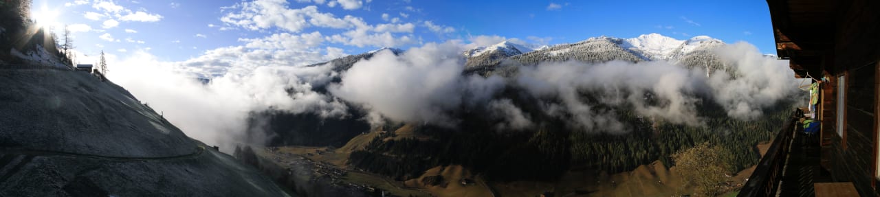 Panorama Bergbauernhof  Ausserberglet & Sandalm  Almhütte