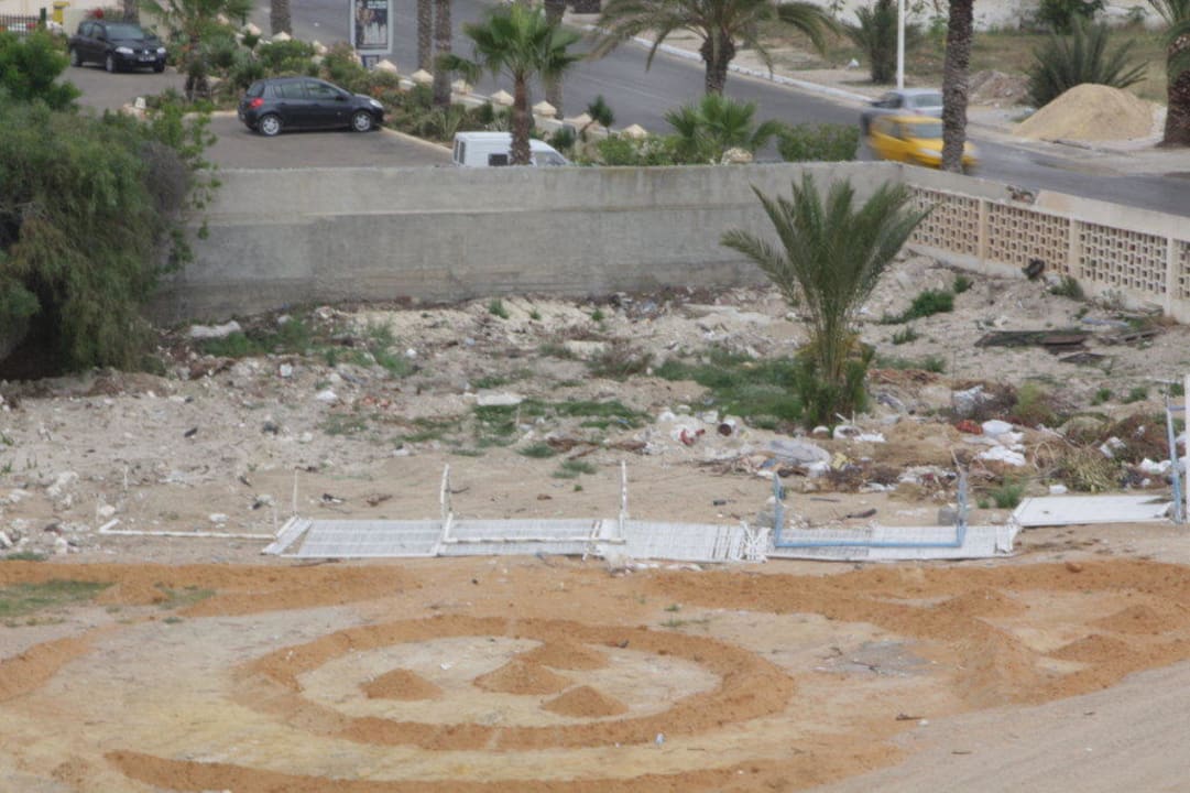 Super Ansicht wenn man auf dem Balkon sitzt El Mehdi Beach Resort