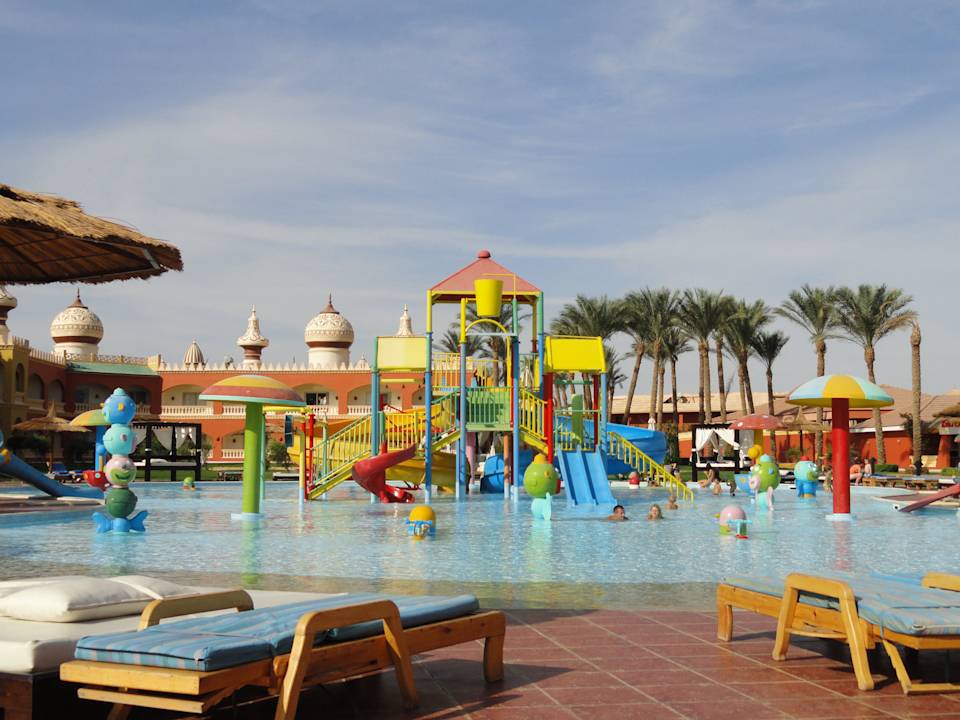 Der Kinderpool Pickalbatros Alf Leila Wa Leila Resort - Neverland Hurghada