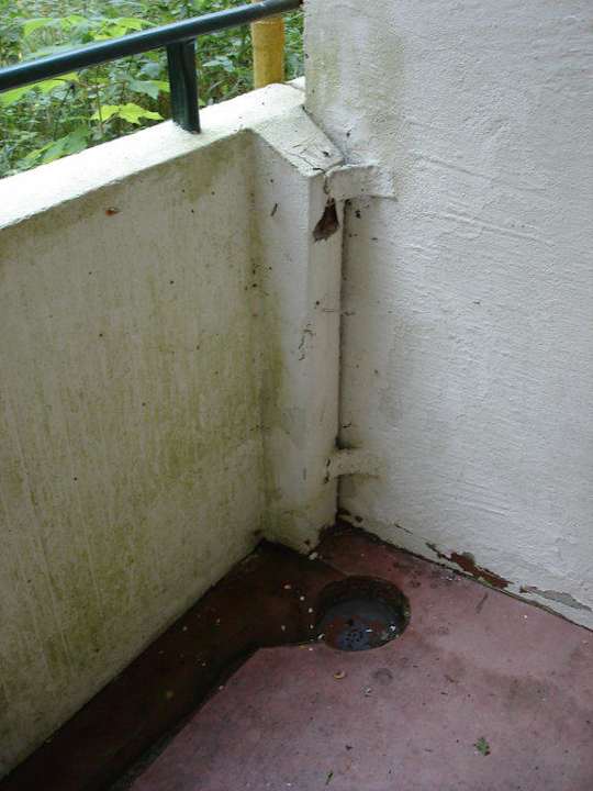 Zustand Balkon Hotel Seegarten