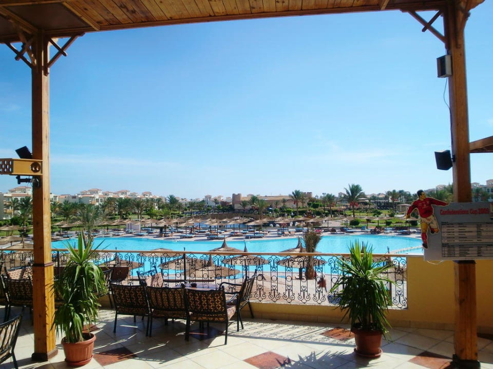 Ausblick vom Haupthaus Pickalbatros Dana Beach Resort - Hurghada