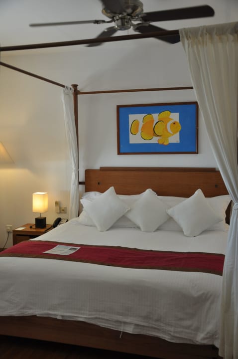 Schlafbereich Kuramathi Maldives