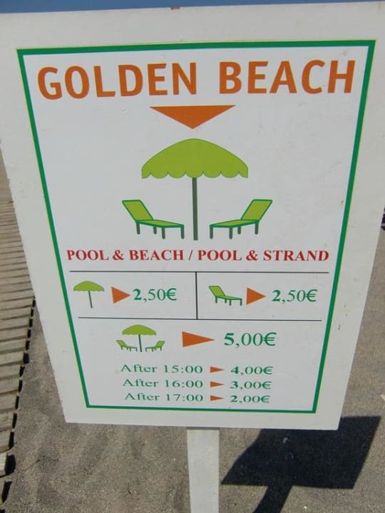 Kosten Golden Beach Rethymnon