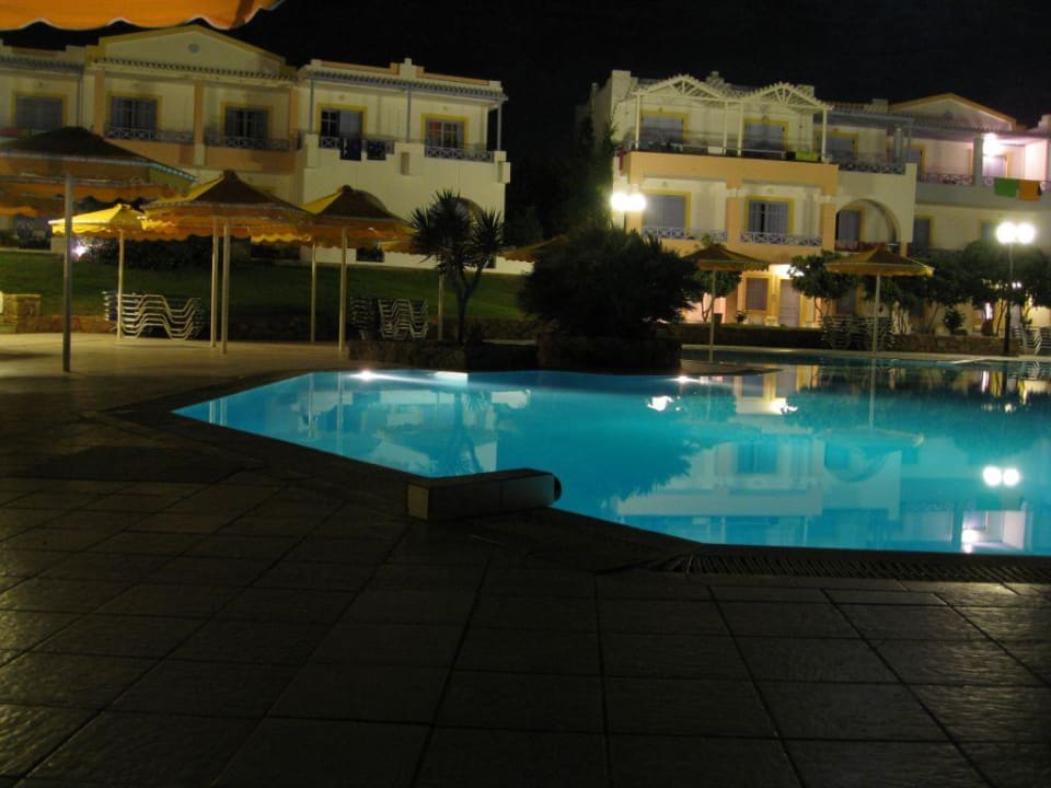 Ruhe - Pool Abendstimmung Hotel Serita Beach