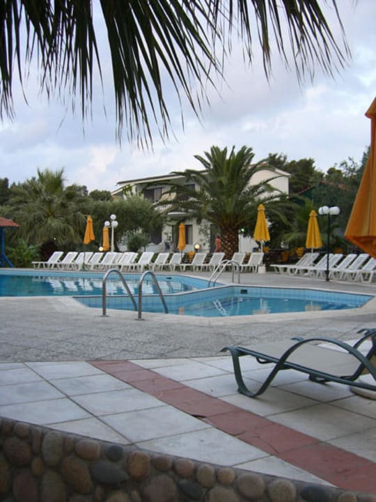 Blick auf den Pool Hotel Flegra Palace