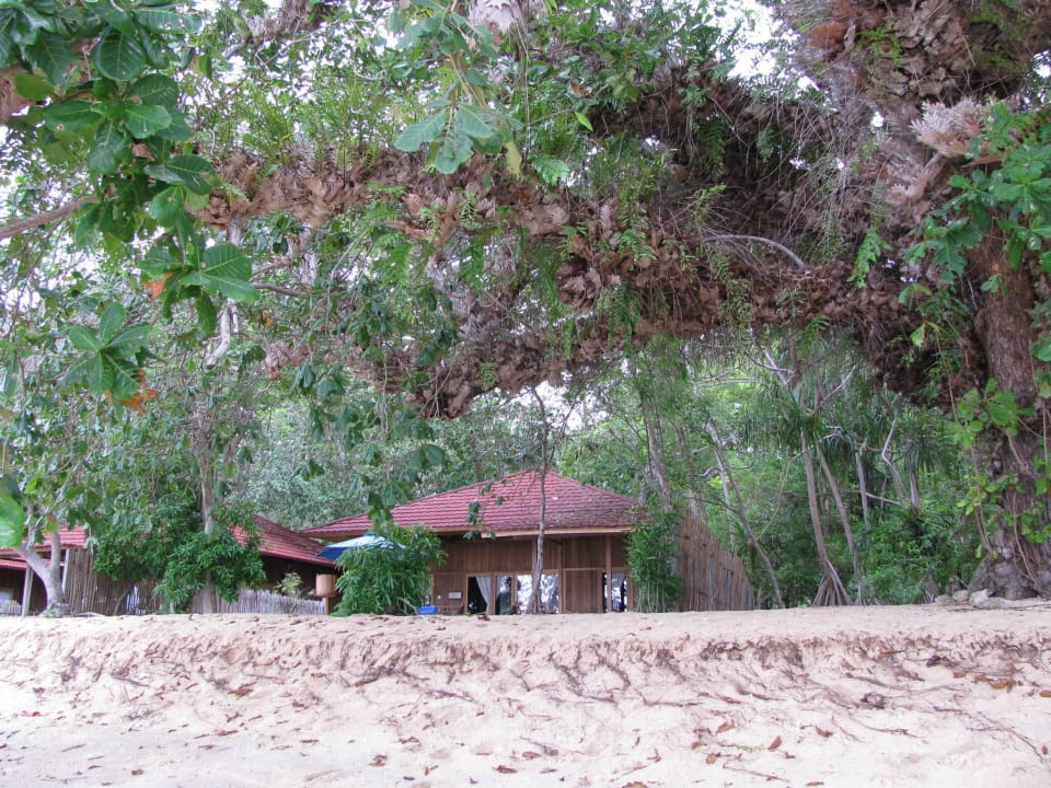 Unser Bungalow direkt vom Strand aus Hotel Siladen Resort & Spa