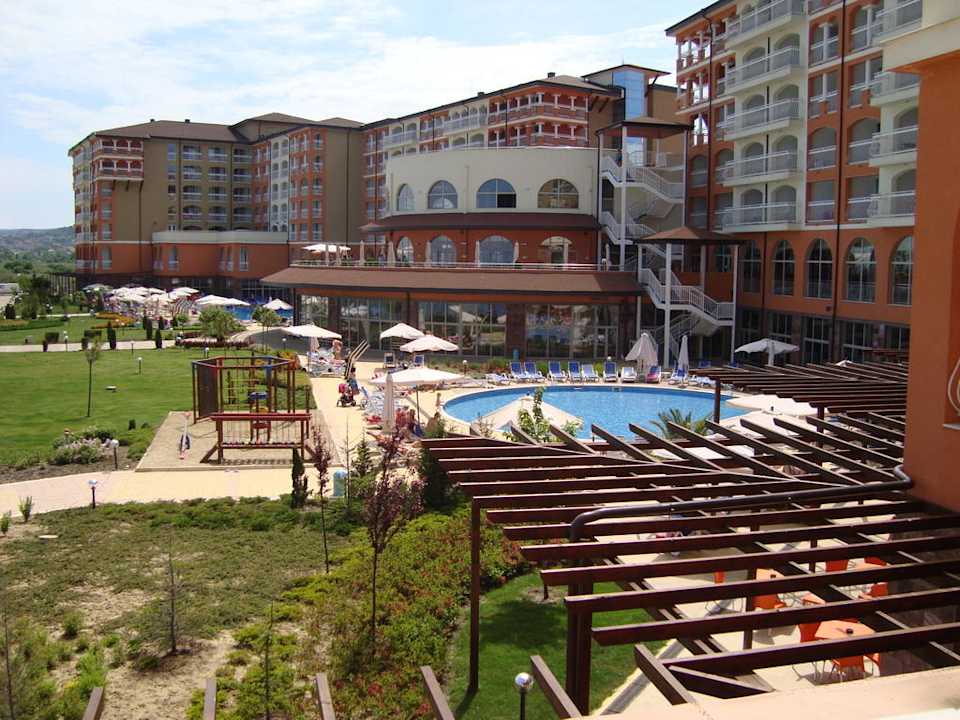 Balkonblick über die Anlage Sol Luna Bay