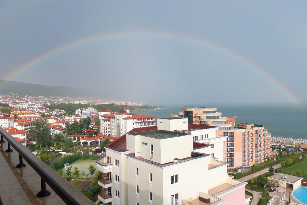 Regenbogen - Blick vom Balkon  DIT Majestic Beach Resort