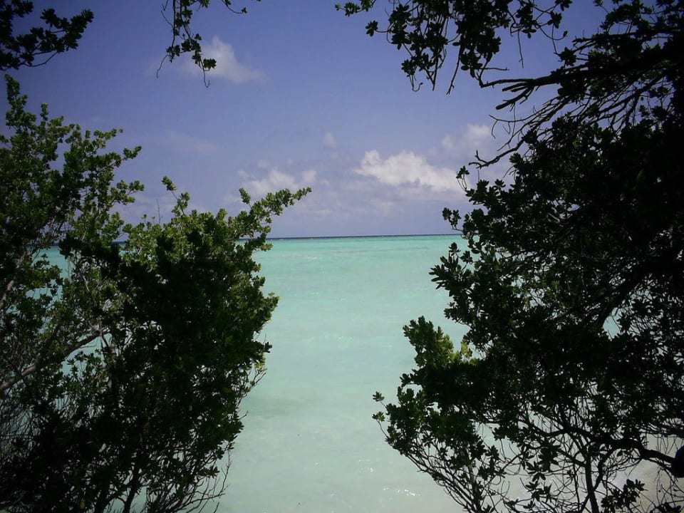Richtung Riffseite Kuramathi Maldives