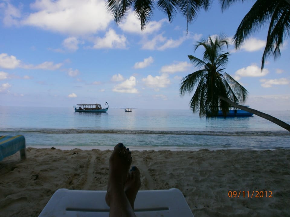 So ein Ausblick toll oder Fihalhohi Maldives